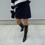 Indie skirt black iris