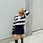 Indie skirt black iris