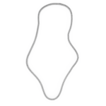 Tennis diamond necklace
