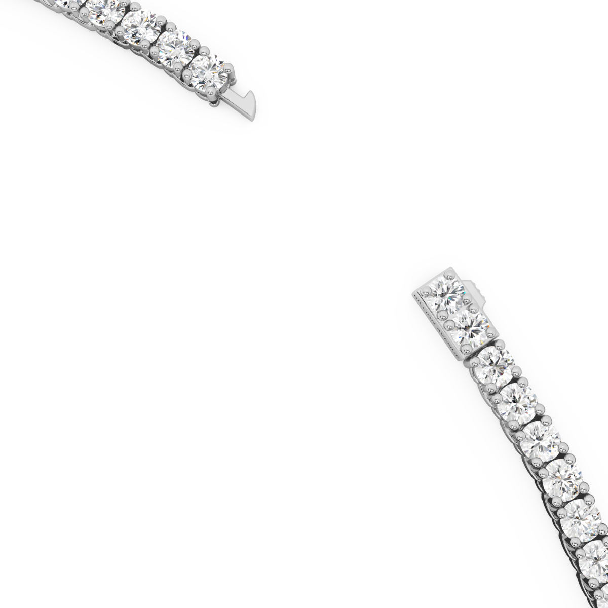 Tennis diamond necklace